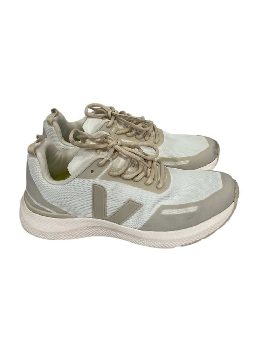 Veja Rubber Trimmed White Impala Sneakers Size 8